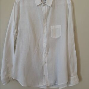 Frank & Eileen Crisp White Button-Down Shirt